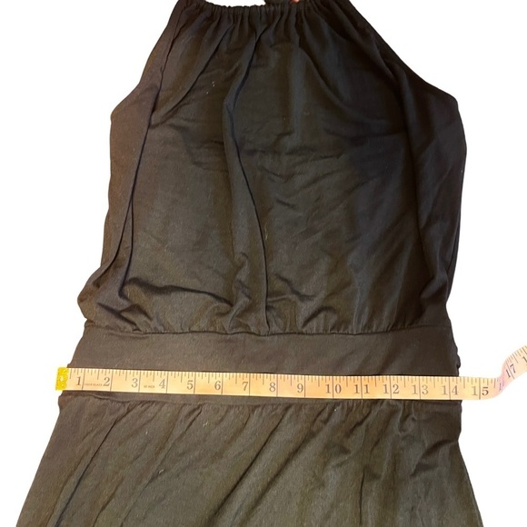 Michael Stars Black Halter Maxi Dress Women's Large - Picture 12 of 13